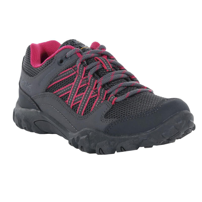 

Детские горные ботинки Regatta, цвет dark grey/orchid pink