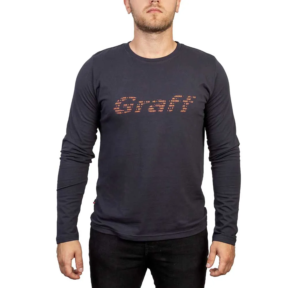 

Футболка с длинным рукавом Graff 958-1/1-DL, серый