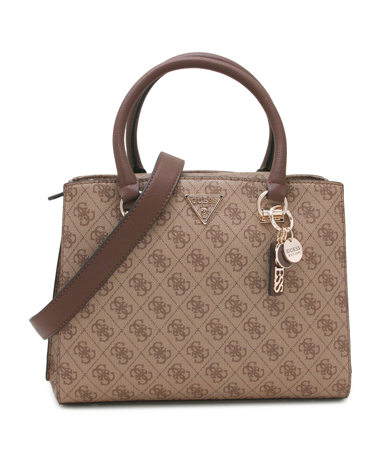 

Сумка-тоут Guess NOELLE GIRLFRIEND SATCHEL, коричневый