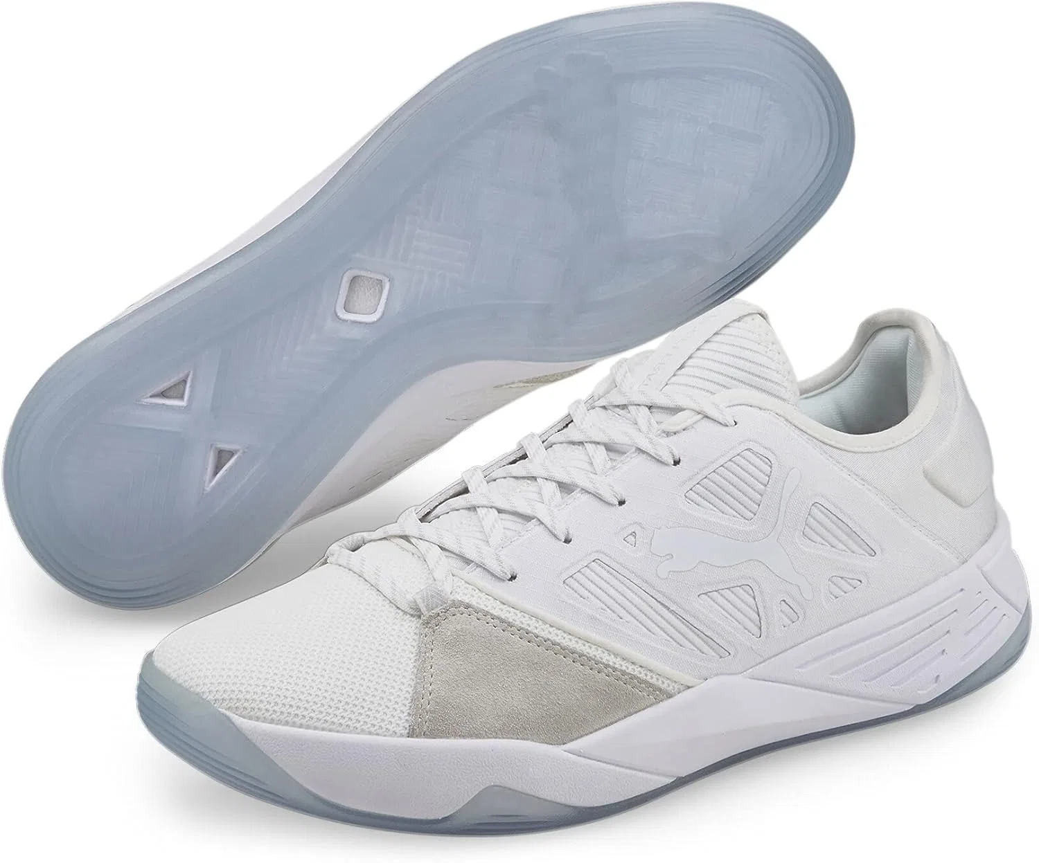 Кроссовки PUMA Unisex Accelerate Turbo Nitro для занятий в помещении, Puma White Puma Puma — фото 2