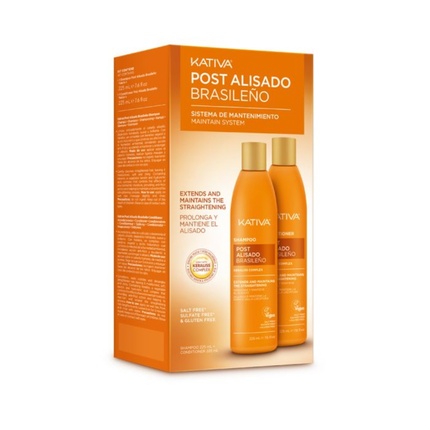 

Набор для ухода Post Brazilian Straightening - Shampoo 225 Ml, Conditioner 225 Ml