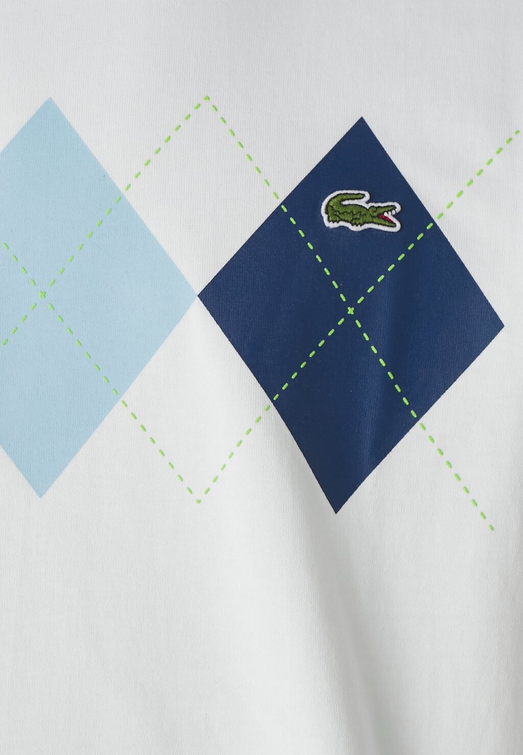 

Футболка с принтом Lacoste, белый