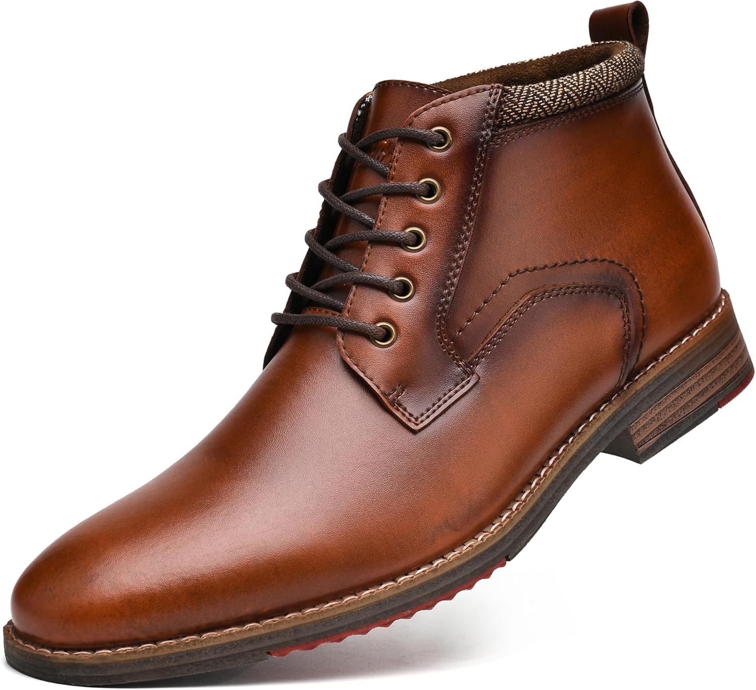 

Мужские ботинки Arkbird, классические повседневные ботинки из натуральной кожи с боковой молнией, Brown(63)