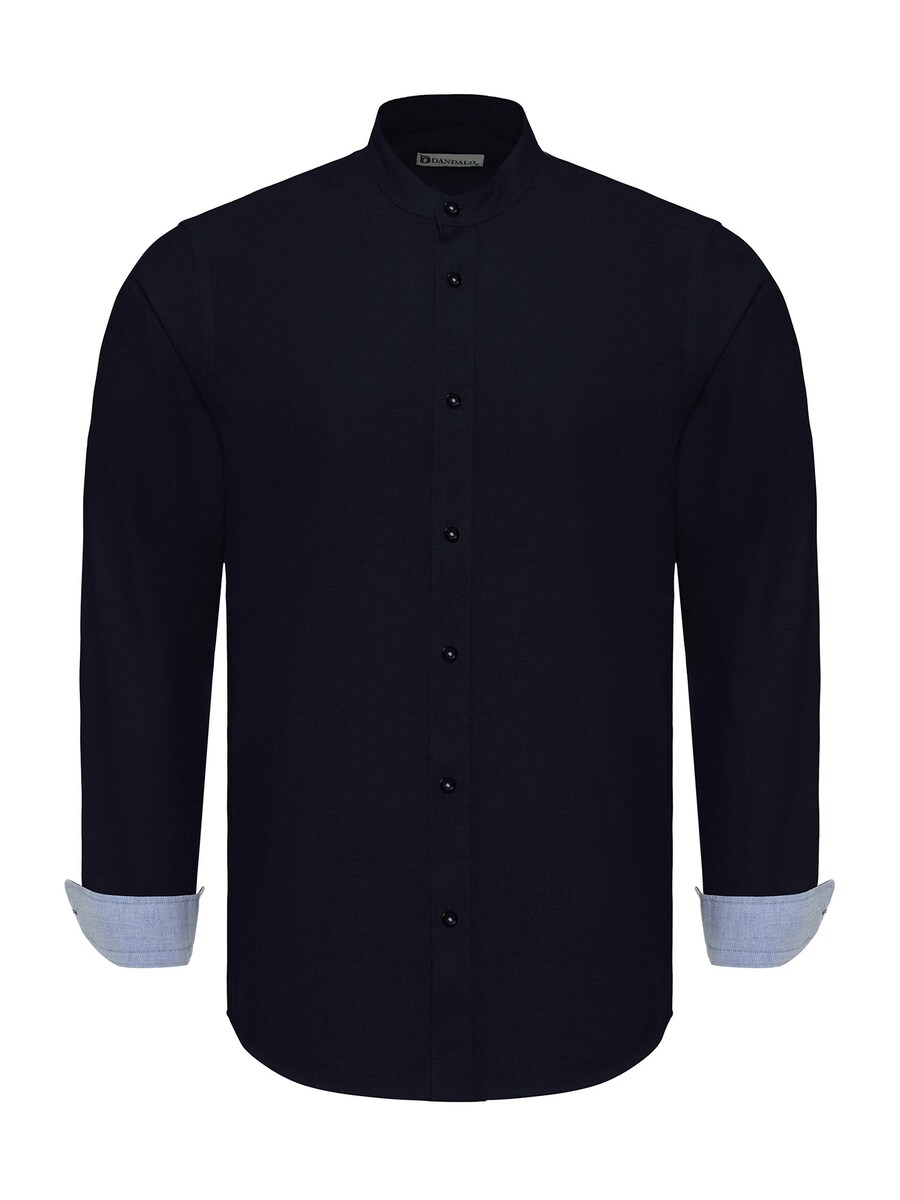 

Повседневная рубашка Dandalo Slim fit Button Up Shirt, ночной синий