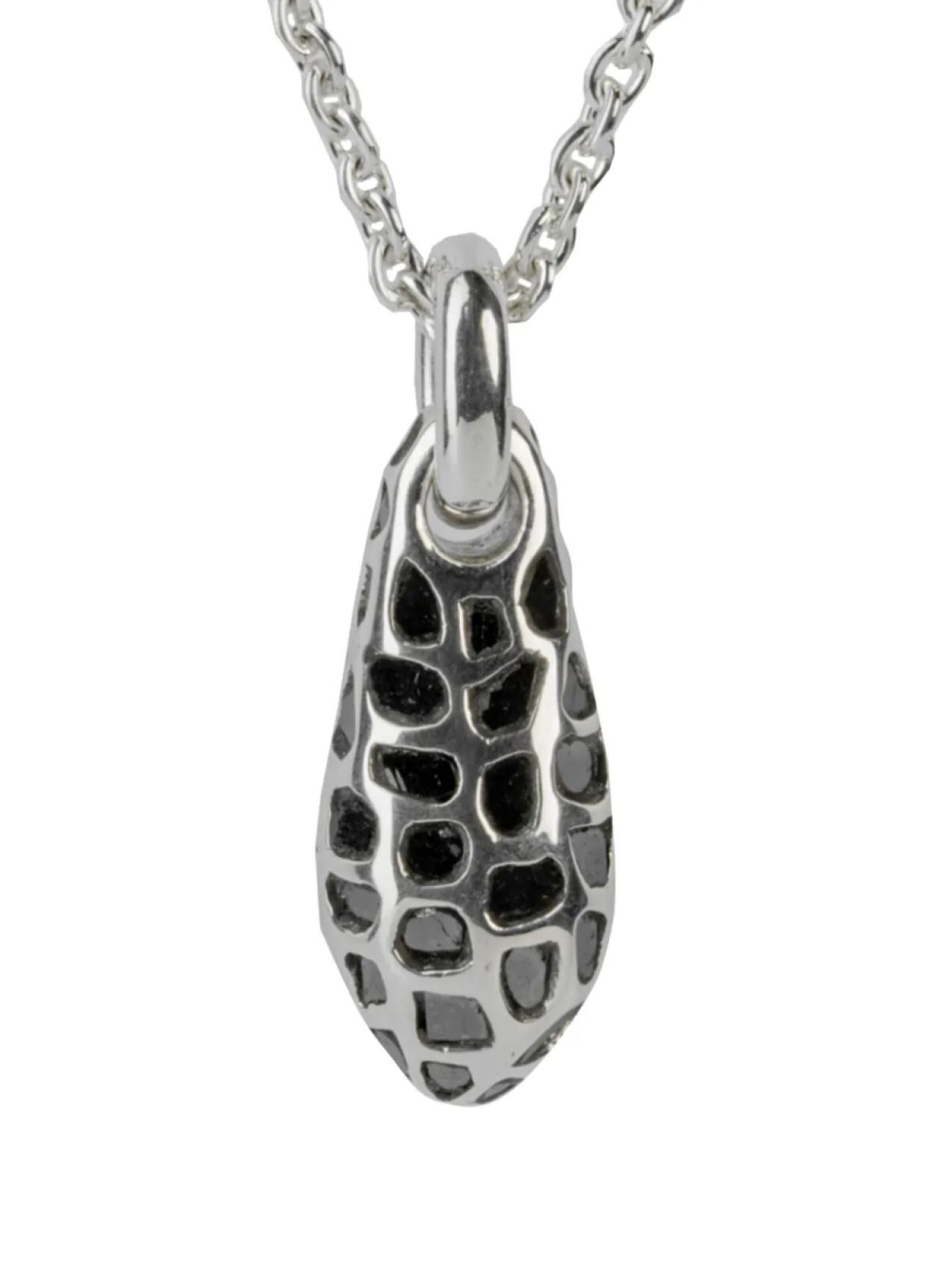 

Ожерелье Parts of Four sterling silver Chrysalis diamond necklace, серебряный