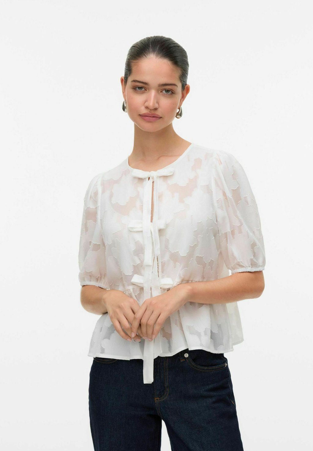 

Блуза VMGABI Vero Moda, кремовый