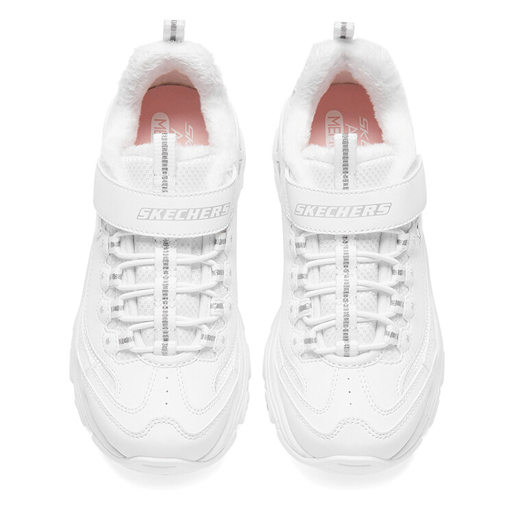 Кроссовки детские серии D"LITES GS Low-top белые Skechers — фото 4