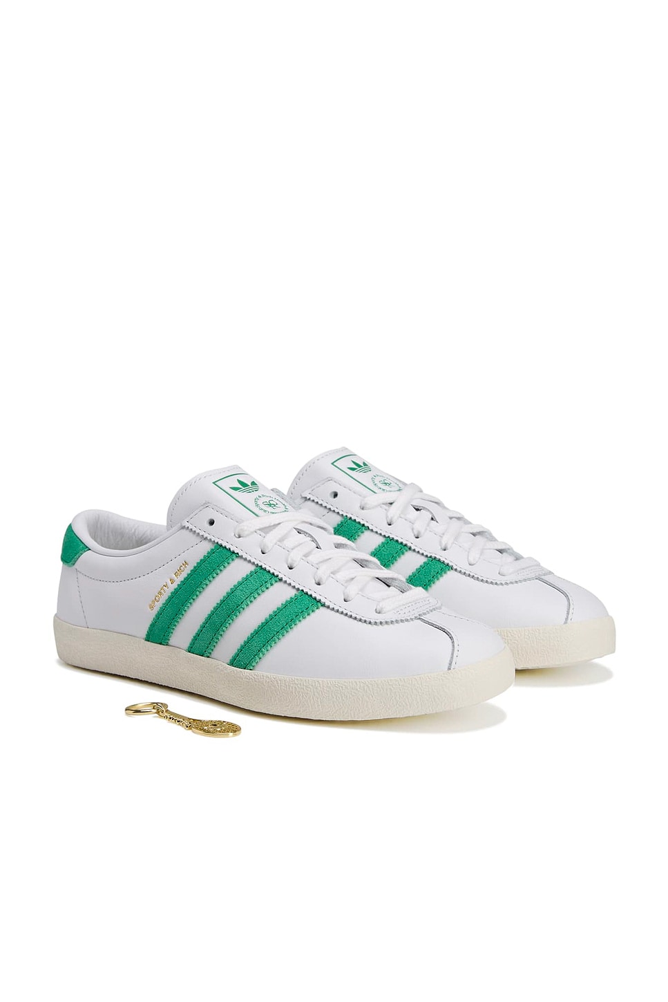Спортивные кроссовки Sporty & Rich Blanc Adidas Originals, Ftwr White, Off White, & Court Green — фото 2