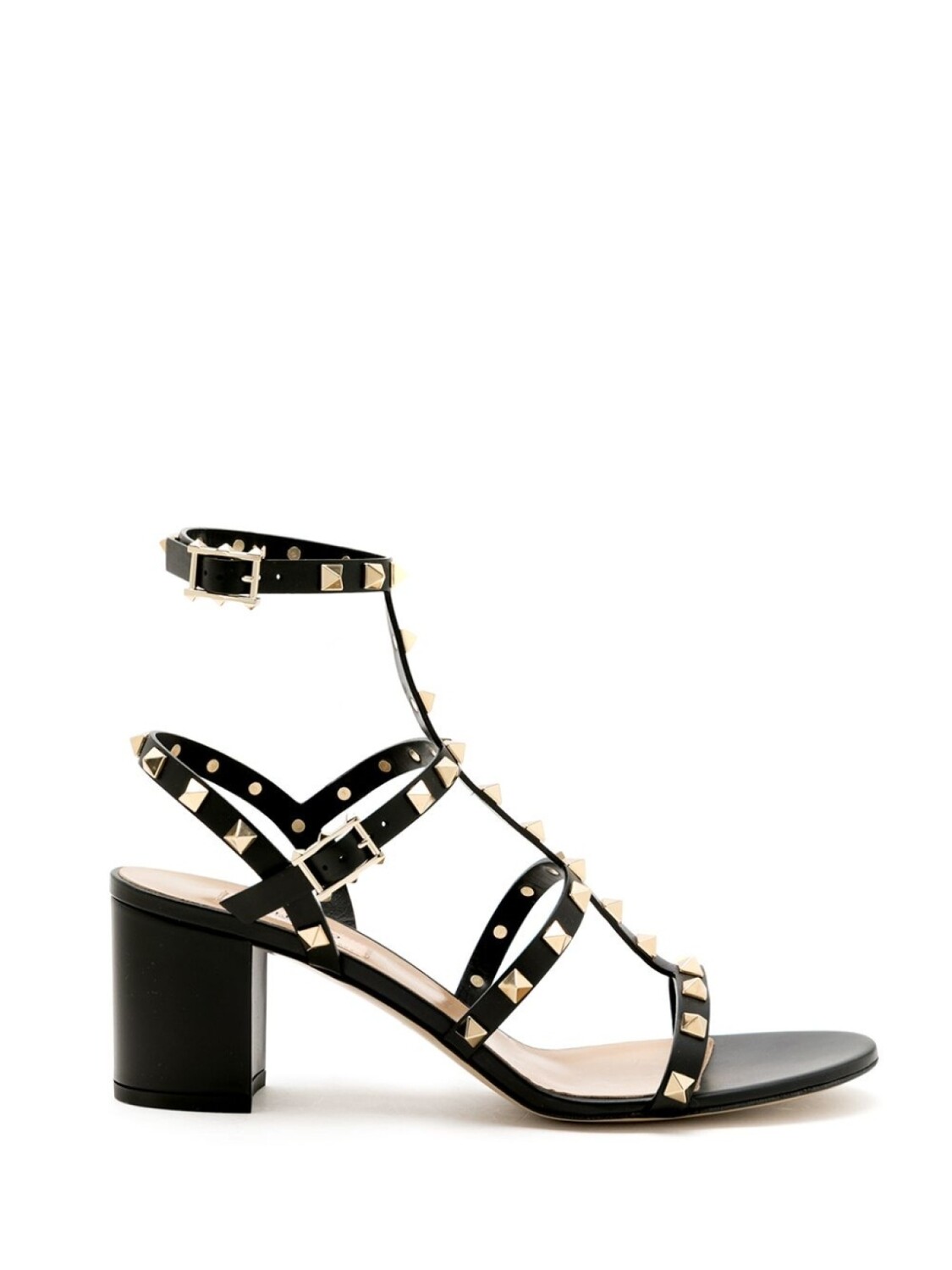 Valentino Garavani босоножки Rockstud, черный
