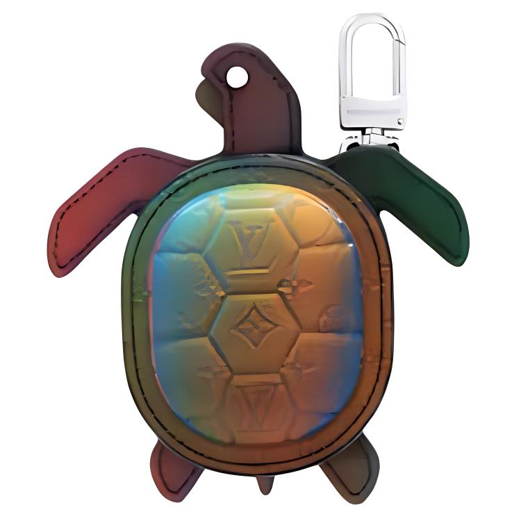 

LOUIS VUITTON Кожаный кулон с металлическими деталями для мужчин синий, Blue