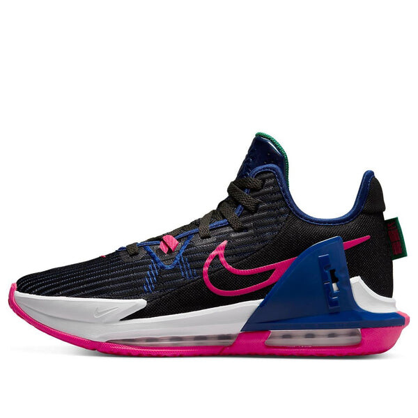 

Кроссовки lebron witness 6 'black deep royal blue' Nike, черный