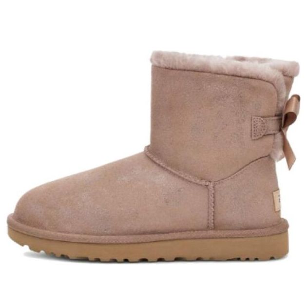 Ботинки зимние UGG WMNS Mini Bailey Bow II Shimmer, бежевый
