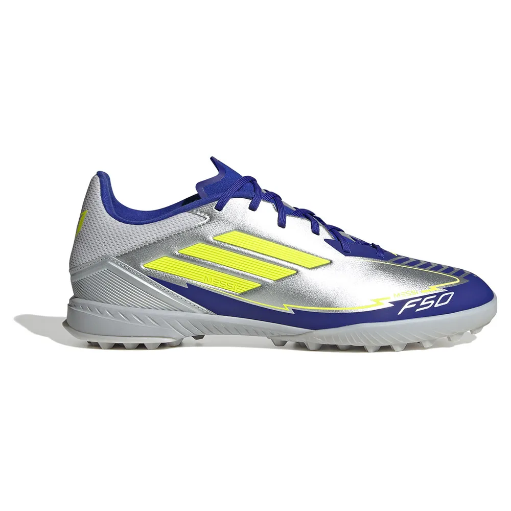 

Футбольные бутсы adidas F50 League Messi TF, серебряный