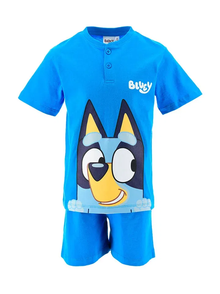 Пижама хлопковая Bluey, синий