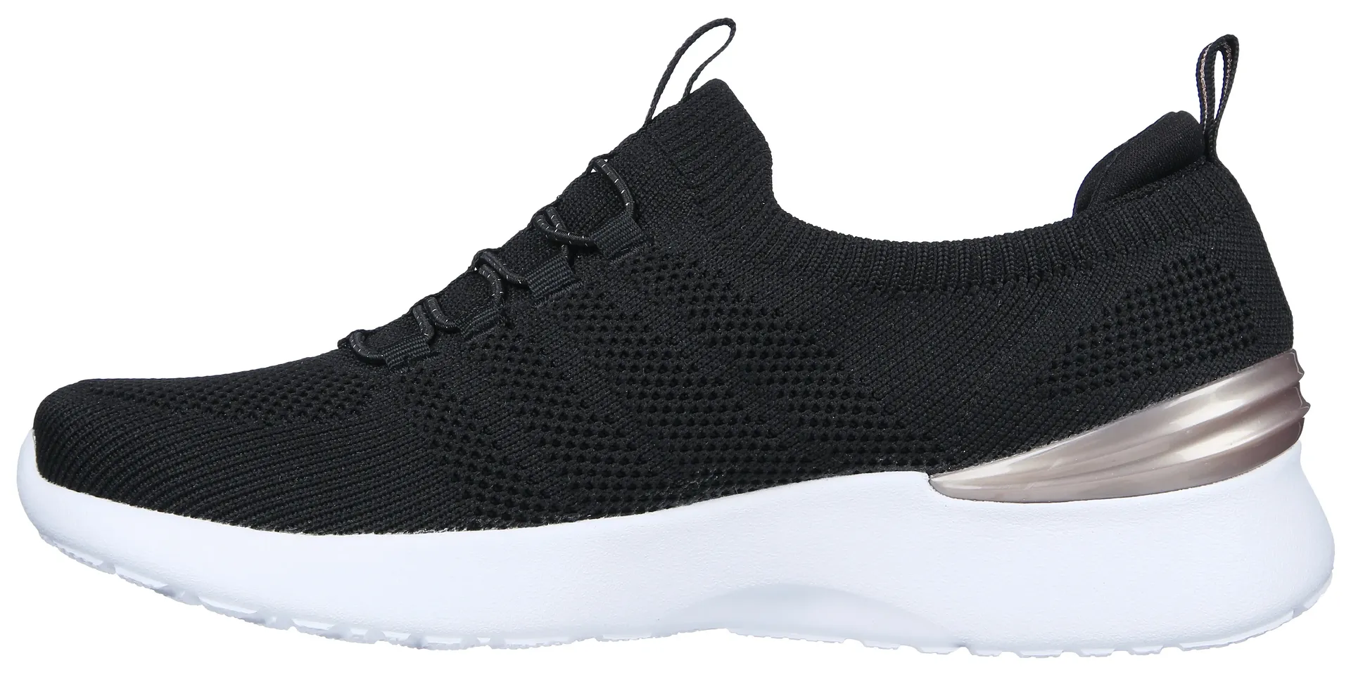 Слипоны Skechers "SKECH-AIR DYNAMIGHT -", слипоны, слипоны, повседневная обувь на резинке, цвет Schwarz-Roségoldfarben — фото 4