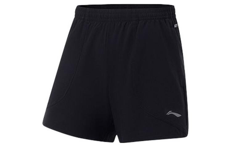 

Коллекция беговых спортивных шорт женские черные Lining
