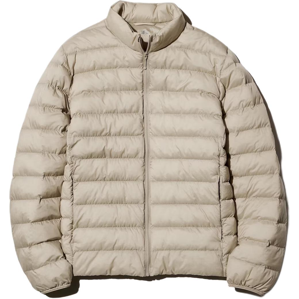 

UNIQLO Пуховик мужской бежевый, Beige