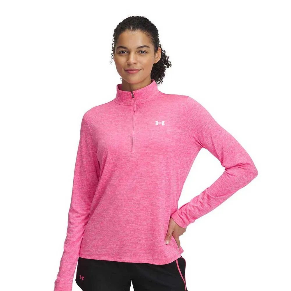 

Толстовка спортивная Under Armour Tech Twist half zip, розовый