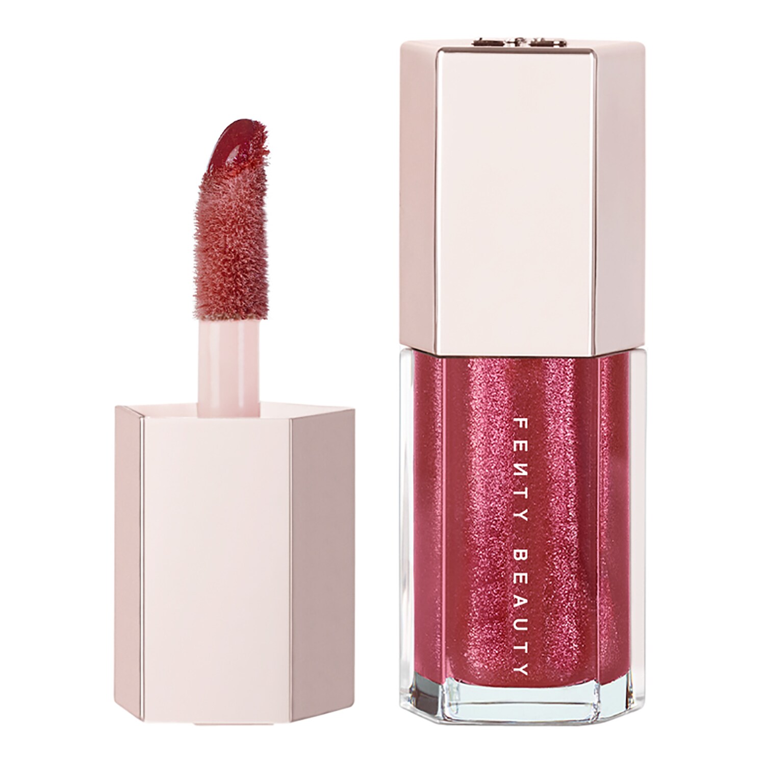 

Блеск для губ с маслом ши Mini Gloss Bomb Universal Lip Luminizer Fenty Beauty, Riri (5,5 ml)