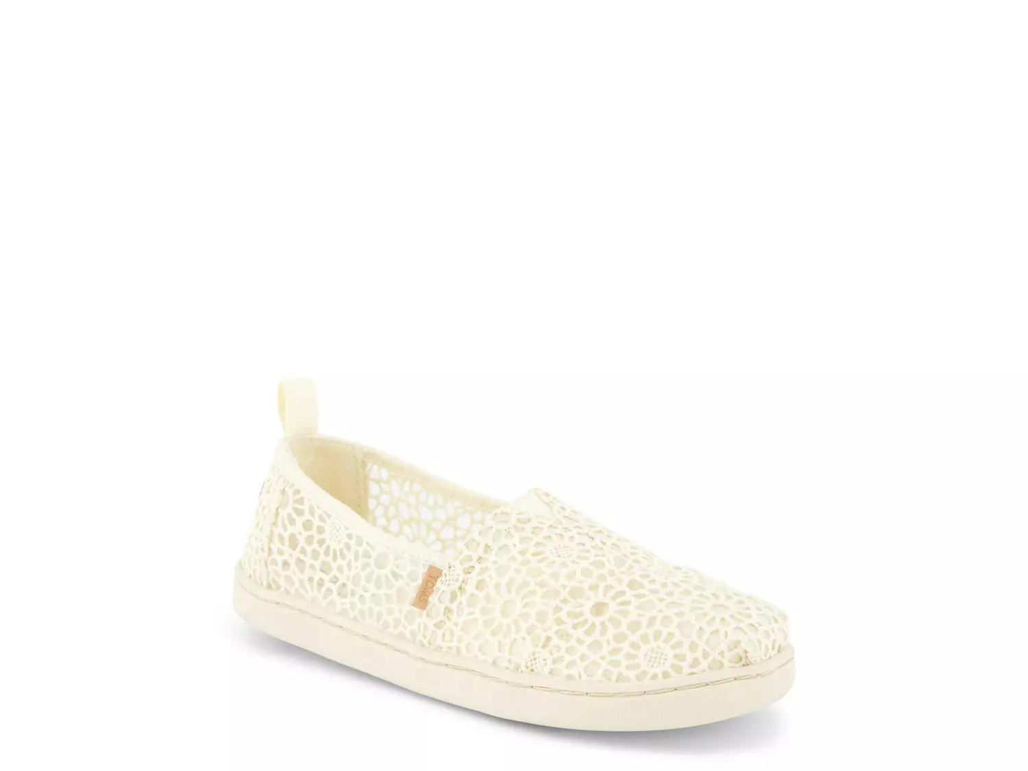 

Кроссовки TOMS Alpargata Slip-On — детские, кремово-белые