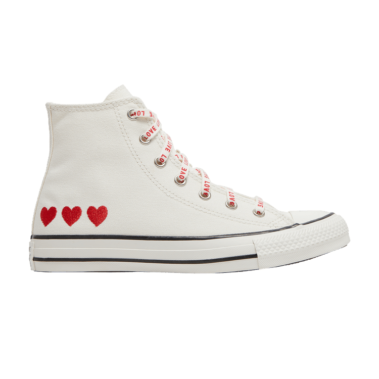 

Кроссовки Converse Chuck Taylor All Star High GS 'Embroidered Hearts', белый