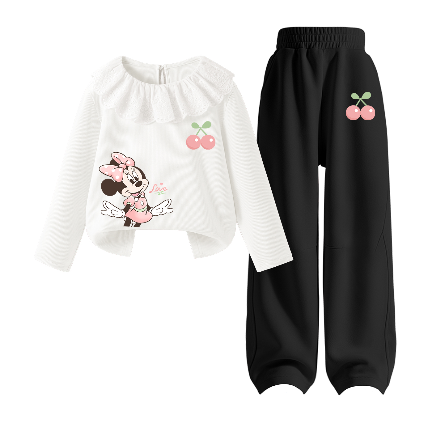 

Детская повседневная спортивная одежда Disney, белый