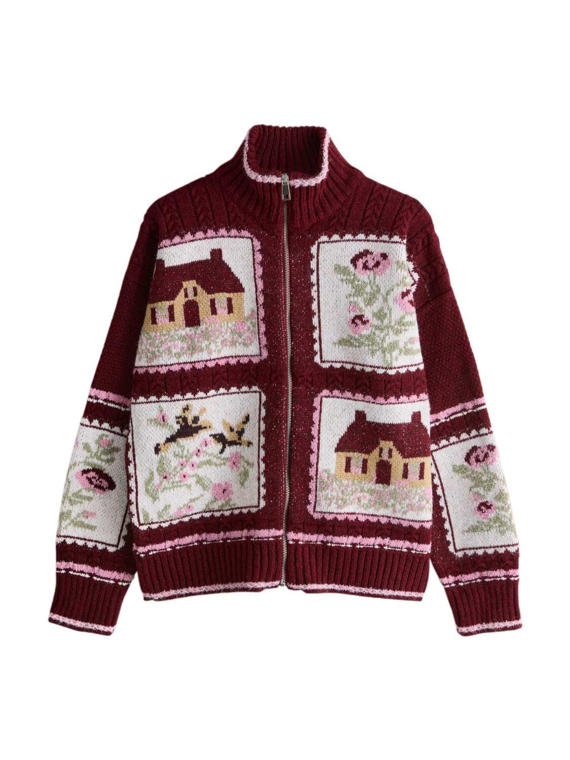 

Next Кардиган из трикотажа в темно-красном цвете