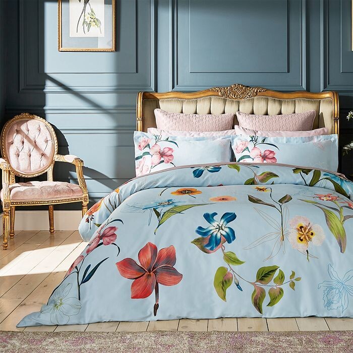 

Хлопковый комплект пододеяльников Ted Baker New Hampton, размер King, синий