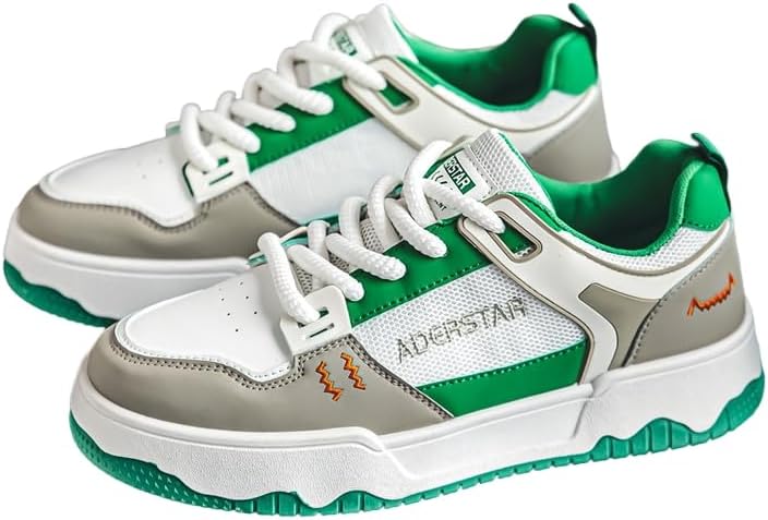 

Мужские повседневные спортивные кроссовки на шнуровке - бесшовный комфорт для активного и городского образа жизни Hoalox, зеленый