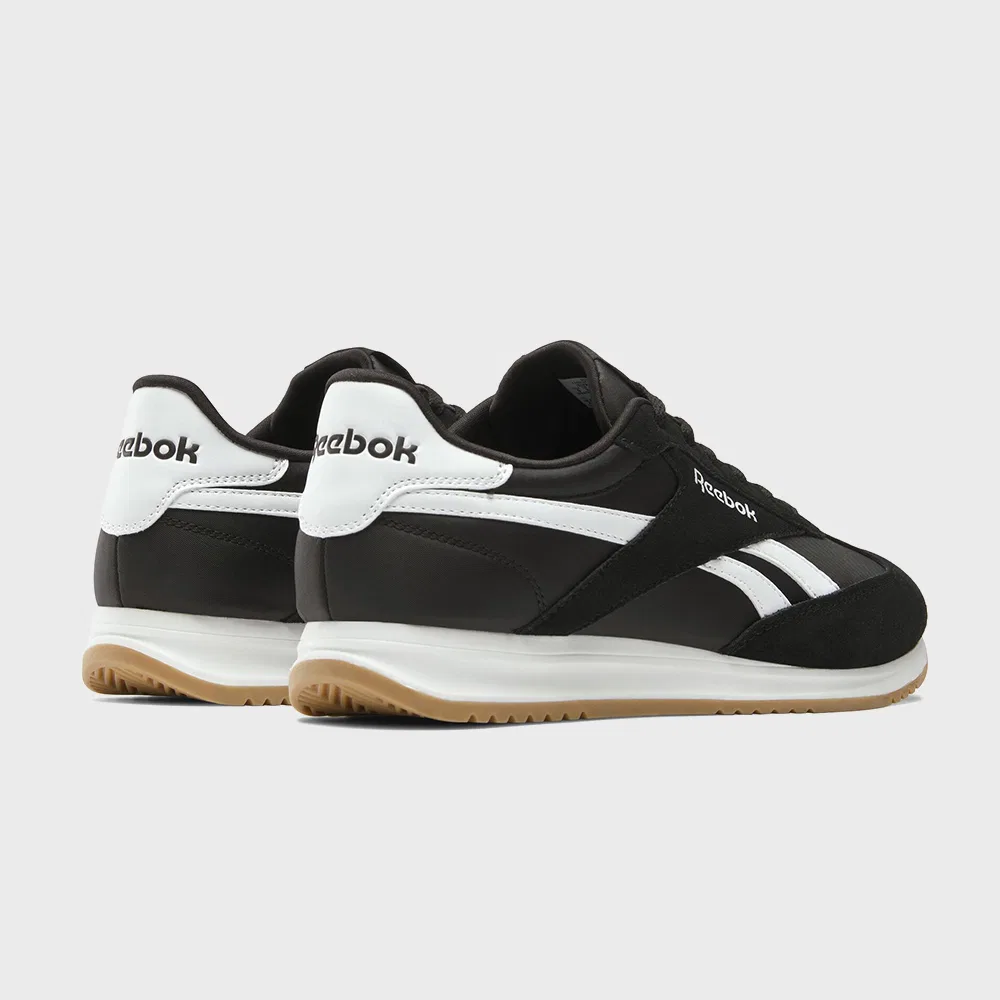 Мужские низкие кроссовки World 70 чёрно-белые от Reebok — фото 3