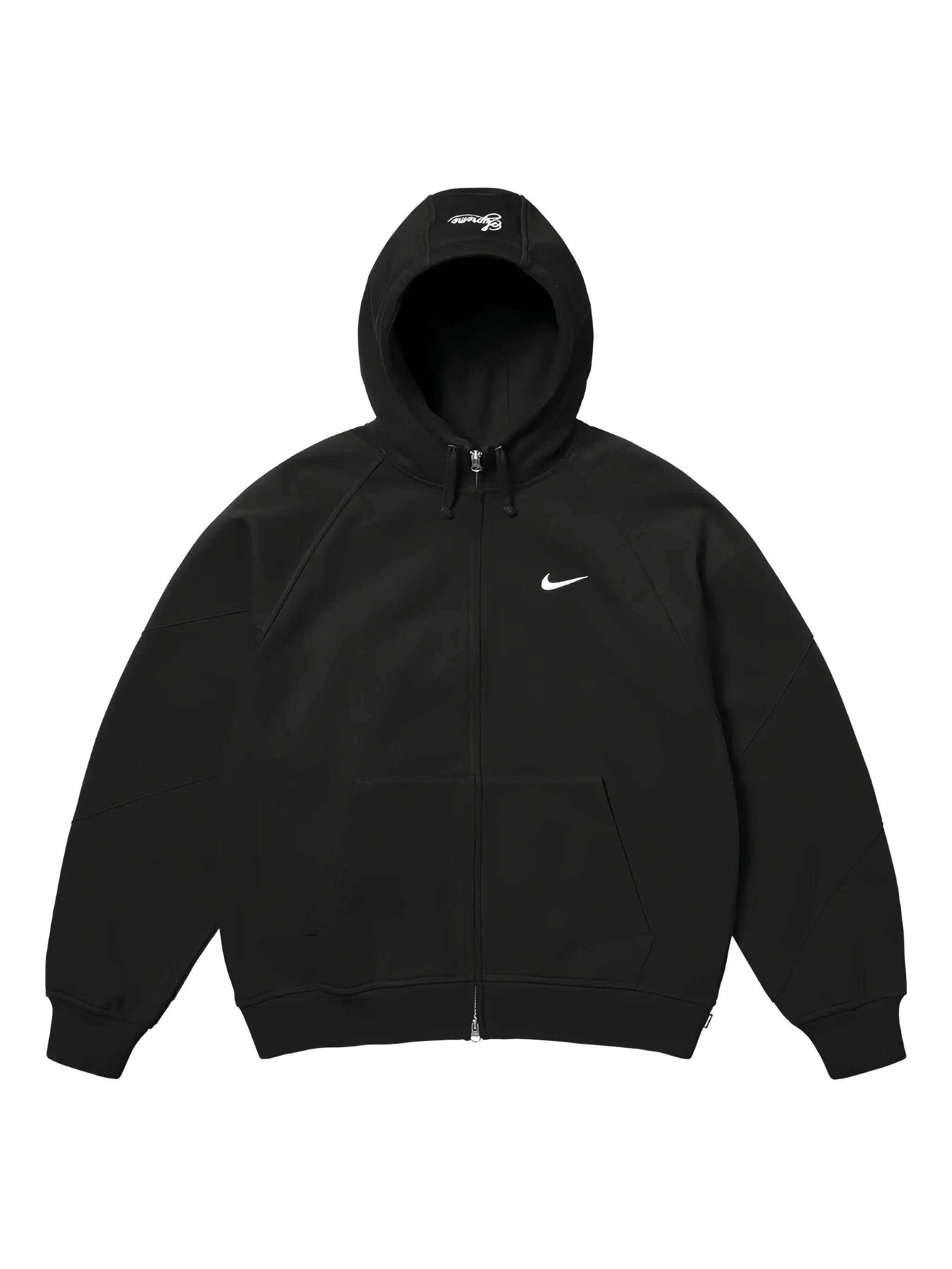 

Худи на молнии из коллаборации с Nike Supreme, черный
