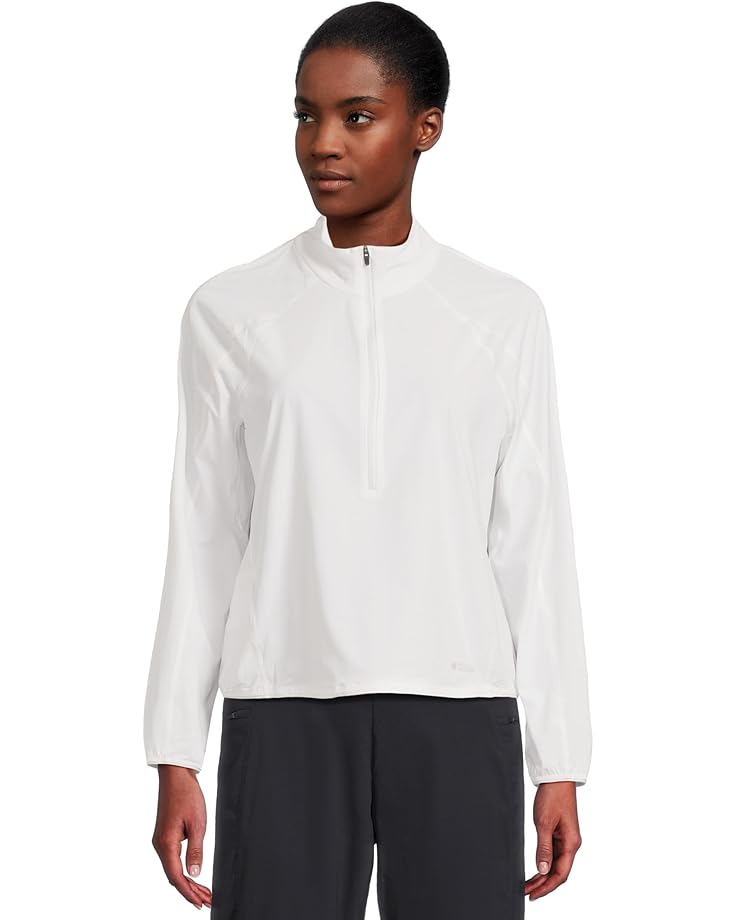 

Женская футболка-поло Mountain Hardwear Sunshield Half Zip, Fogbank