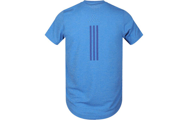 Футболка adidas CHILL TEE MTraining Sports Short-sleeve Tee Men Blue, синий — фото 2