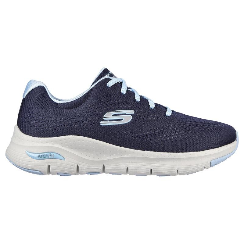 Женские кроссовки Skechers для ходьбы 149057_NVLB Темно-синий на шнуровке