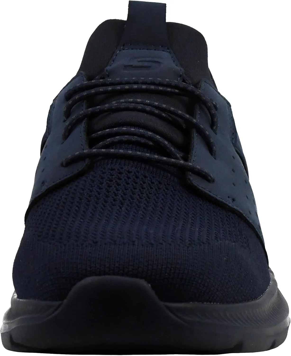 Мужские слипоны Skechers Streetwear Garner - Newick с низким профилем и шнуровкой на резинке, темно-синий — фото 2