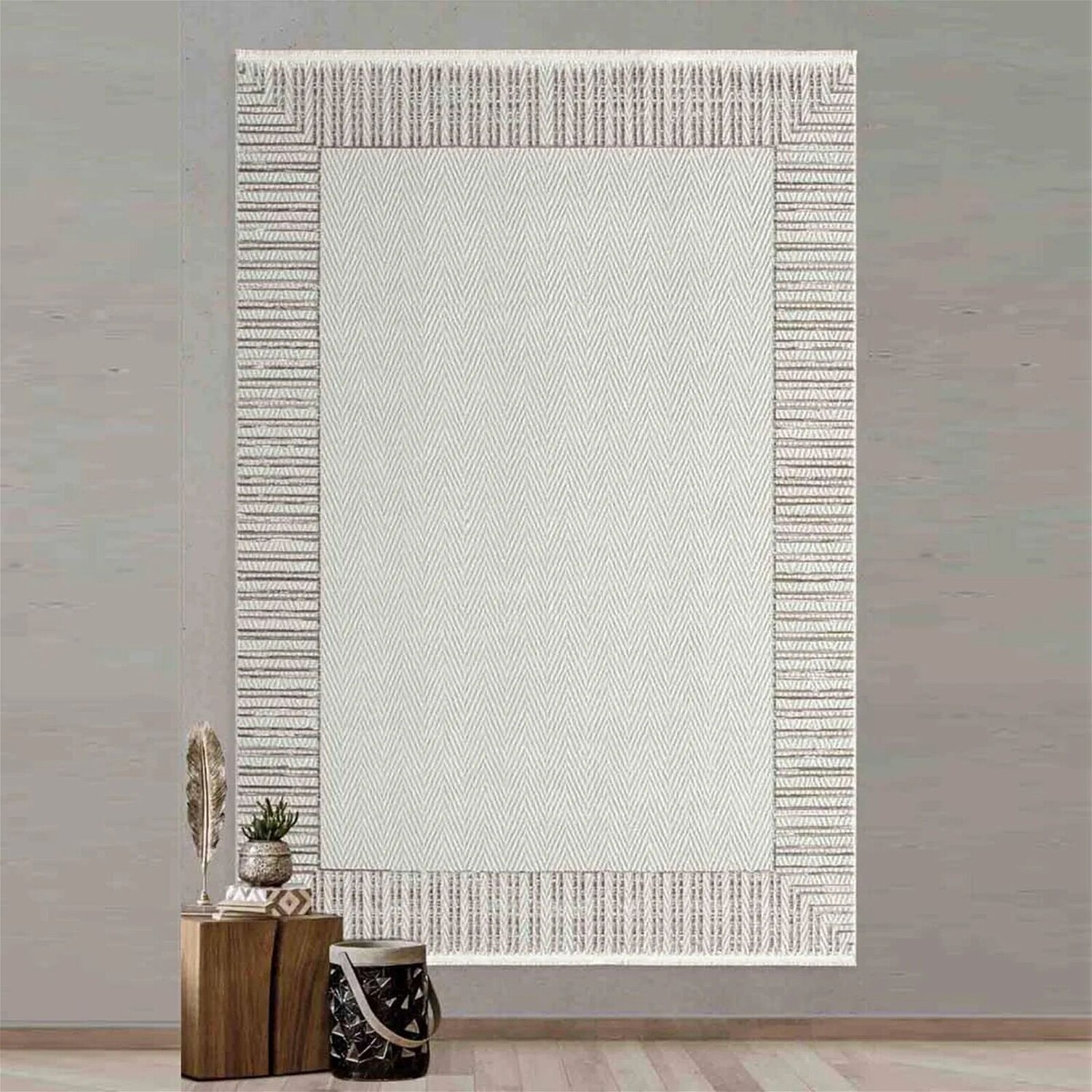 

Empera Terra Taffy Modern Classic Ковер в рамке - Бежевый - 120x180 см