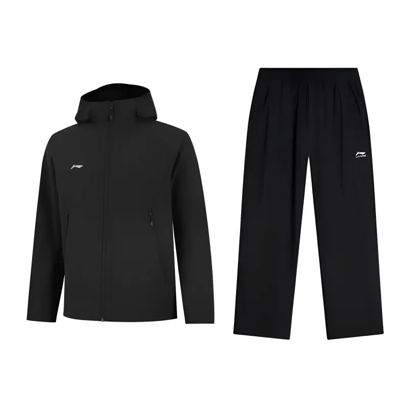 

LiNing Повседневная спортивная одежда унисекс Черный+Черный