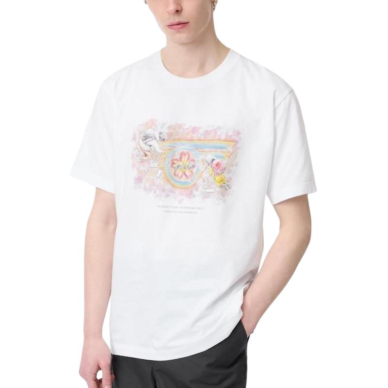 Футболка X GUAISHOU8HAO LIANMINGKUAN Unisex Белый UNIQLO, White-00 — фото 3