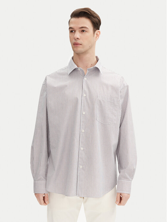 

Рубашка широкого кроя Atlas 12271085 Jack&Jones, серый