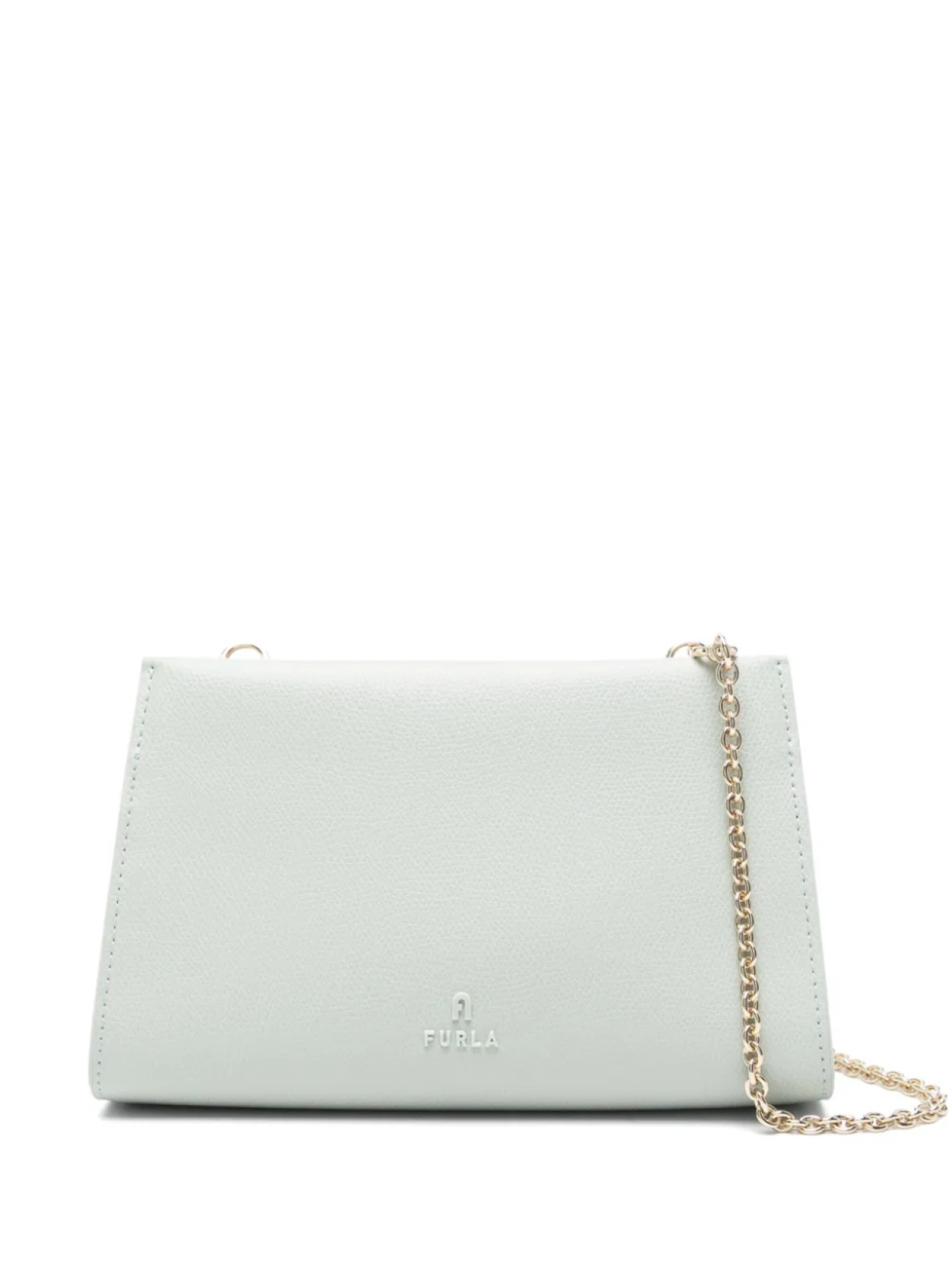 

Кожаная сумка-клатч Furla, зеленый