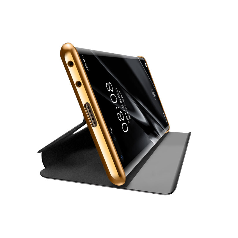 

Чехол для телефона Андмо Andmo, Black-edged black magnetic smart leather case support model