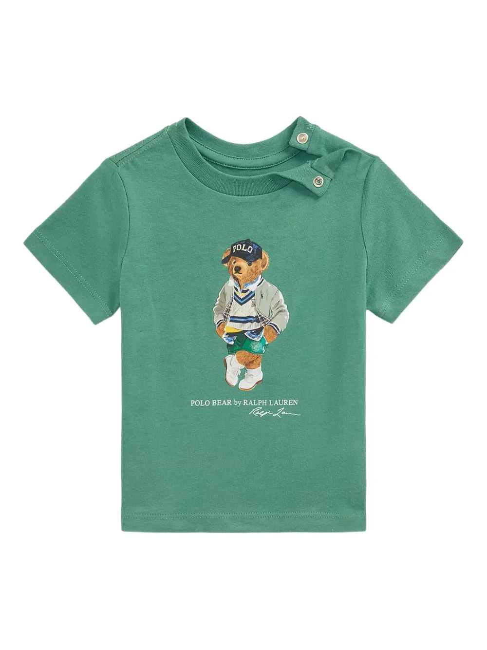 

Футболка с логотипом POLO RALPH LAUREN KIDS, зеленый