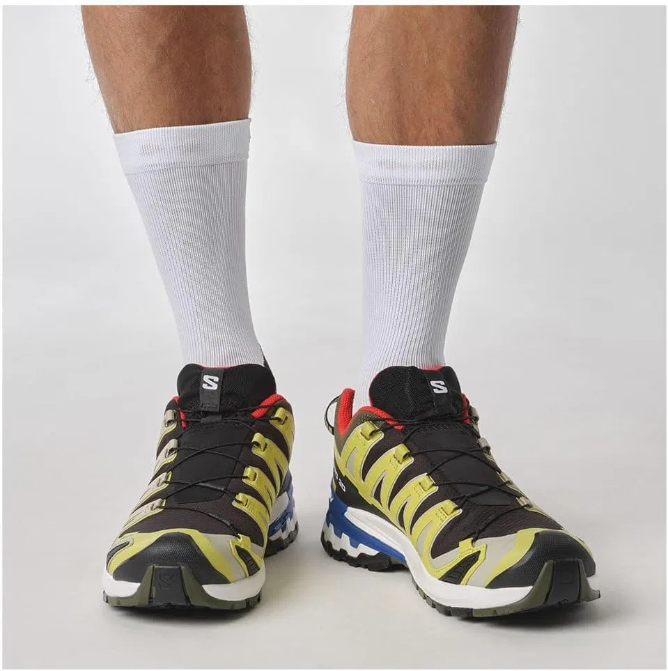 Мужские беговые кроссовки Salomon M Xa Pro 3D V9, Black Buttercup Lapis Blue — фото 2