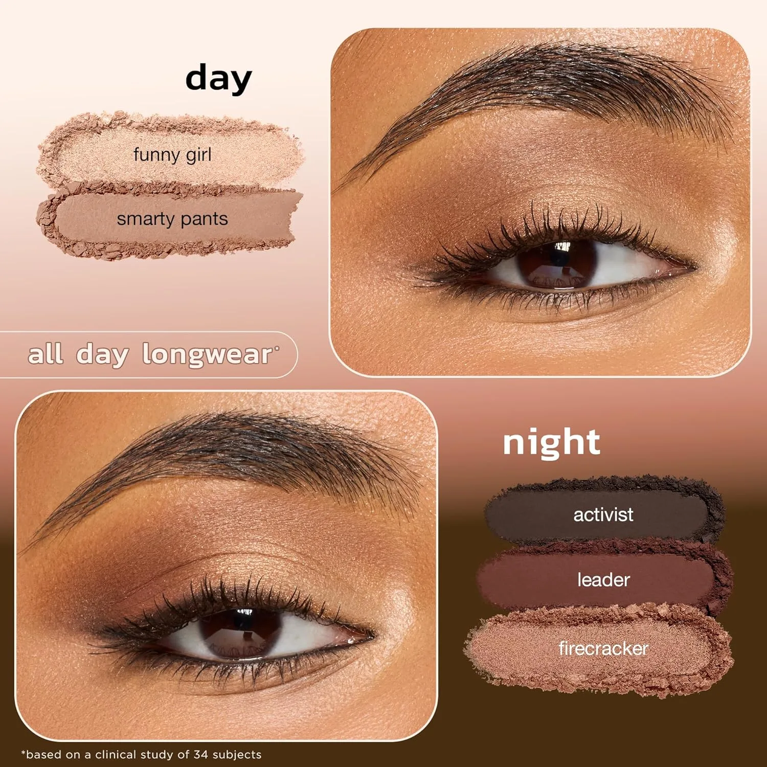 Tarte Tartelette In Bloom Amazonian Clay палетка теней для век с нейтральными матовыми и шиммерными оттенками, стойкая, веганская и cruelty-free, Multicolor — фото 4