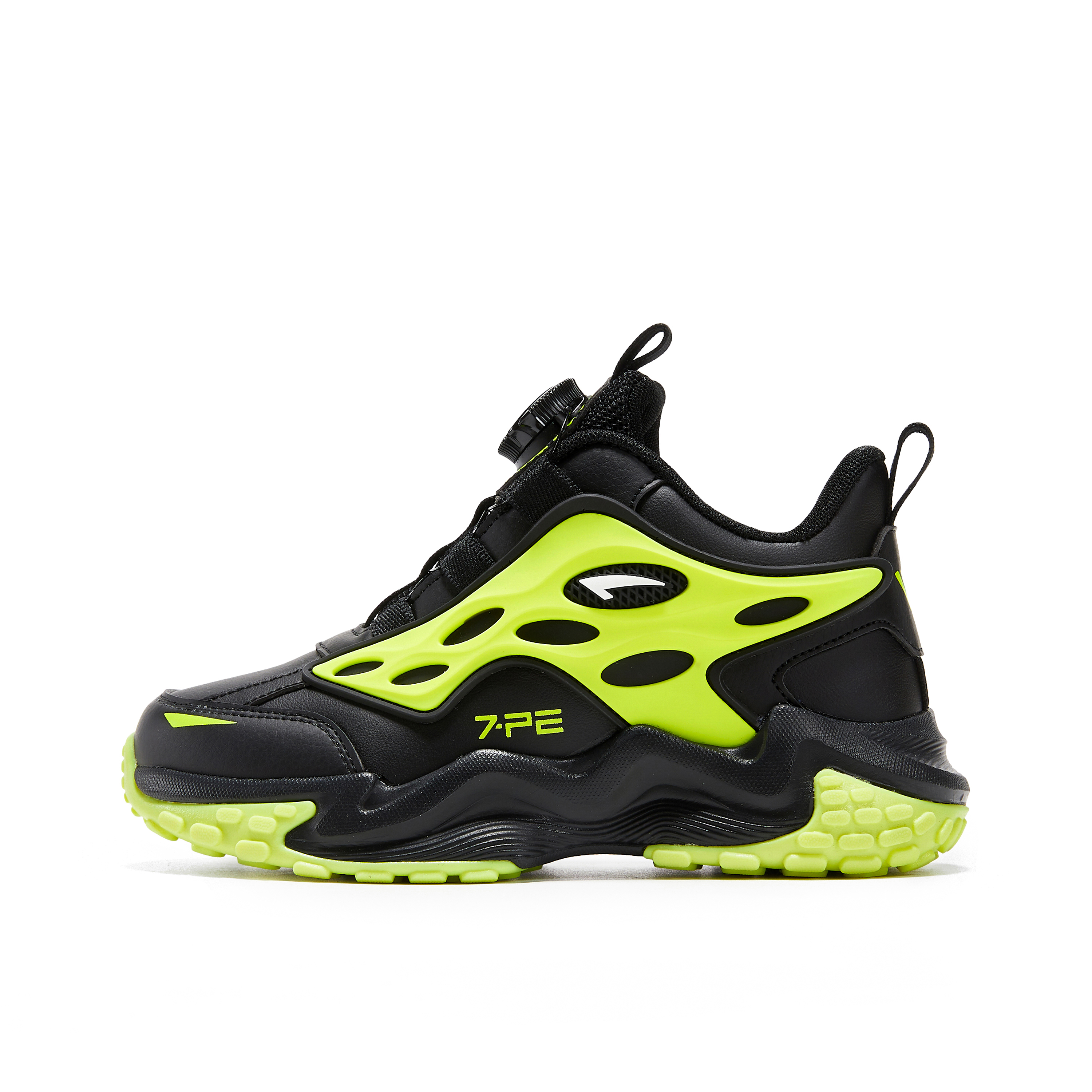 

Кроссовки детские 7 PE с противоскользящей легкой амортизацией 7-PE, черный/зеленый