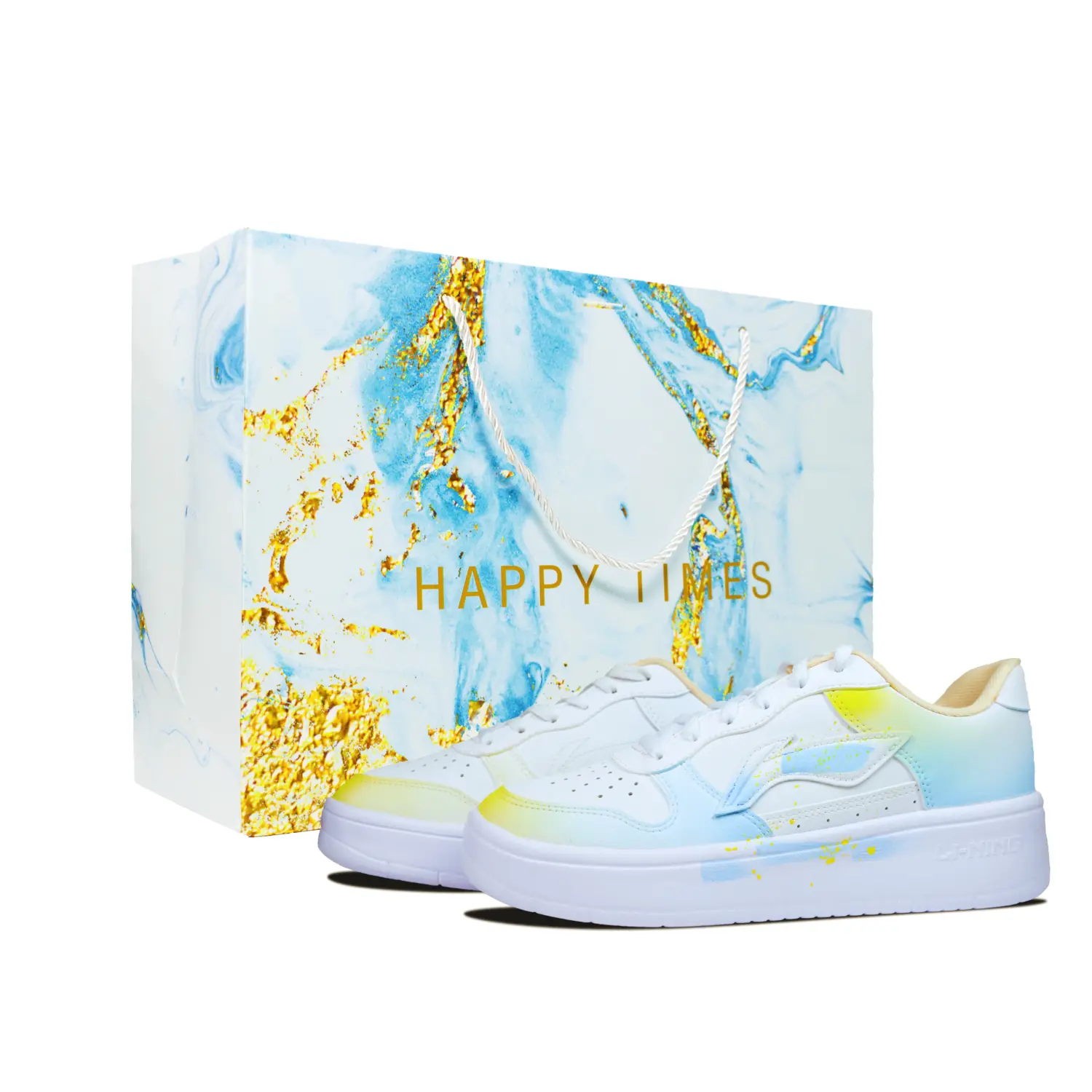 

Износостойкие низкопрофильные скейтбордистские кроссовки LiNing для понтонных лодок, увеличивающие высоту, унисекс., светлый синий