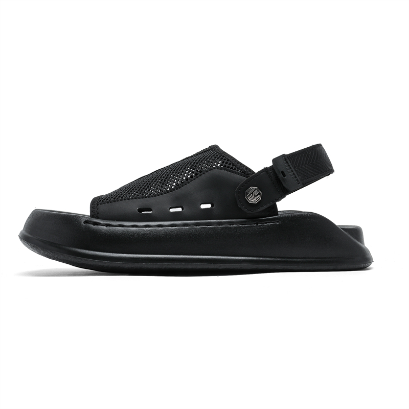 

MOMGOG Пляжные сандалии мужские песочные/черные, цвет Black