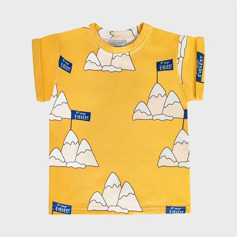 Детская футболка Everest New, жёлтая, от Dearsophie