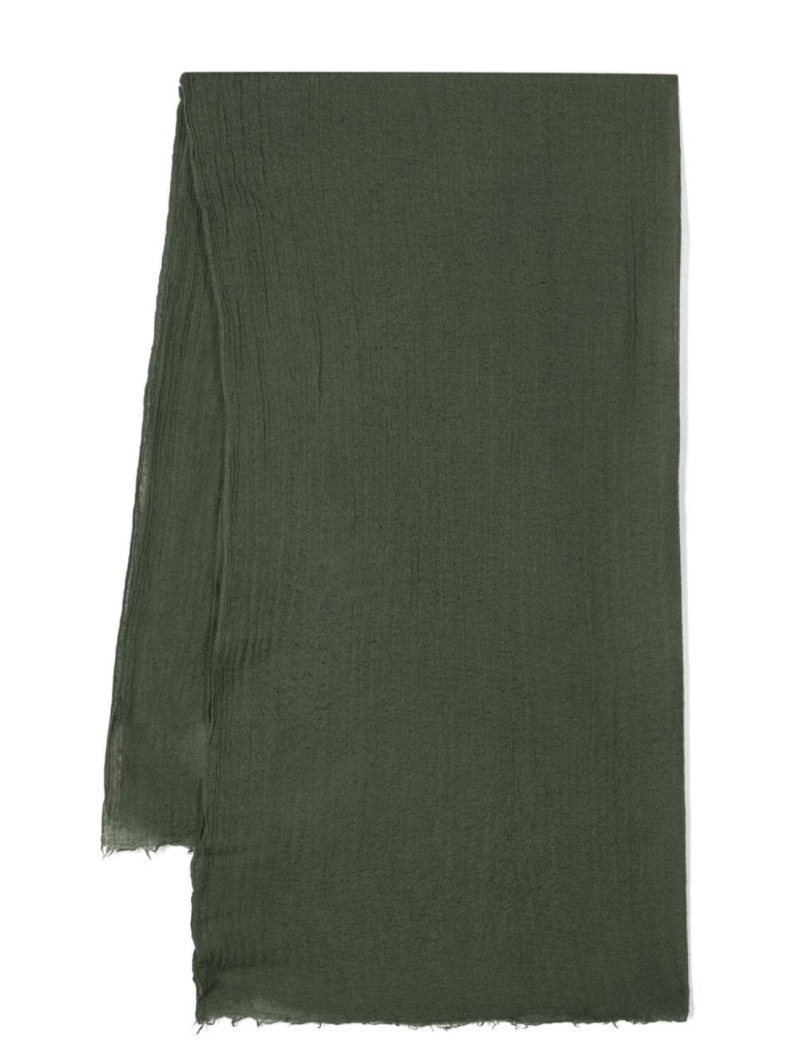 

Rick Owens шарф Pashmina с бахромой, зеленый