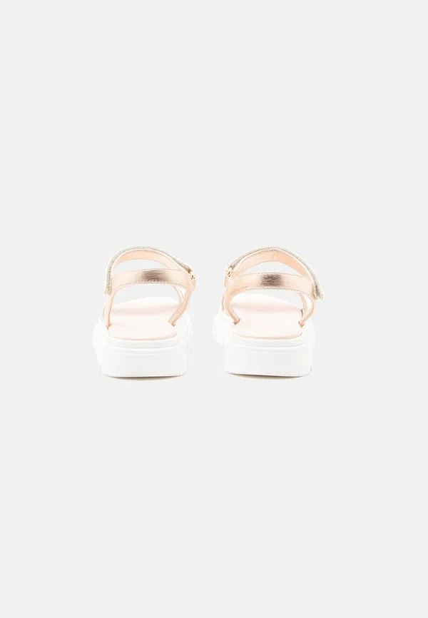 Мальдивские сандалии цвета розового золота Tommy Hilfiger, Rose Gold-Coloured — фото 3